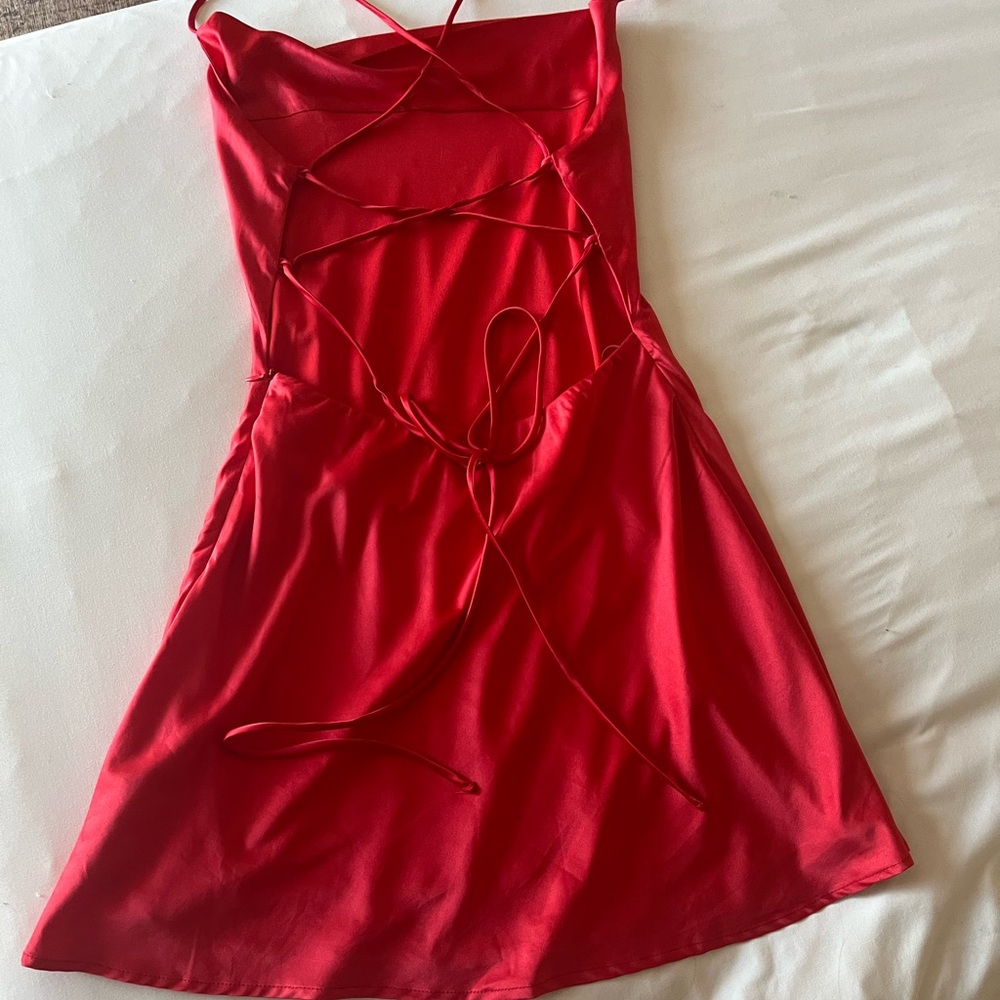 Strappy back dress